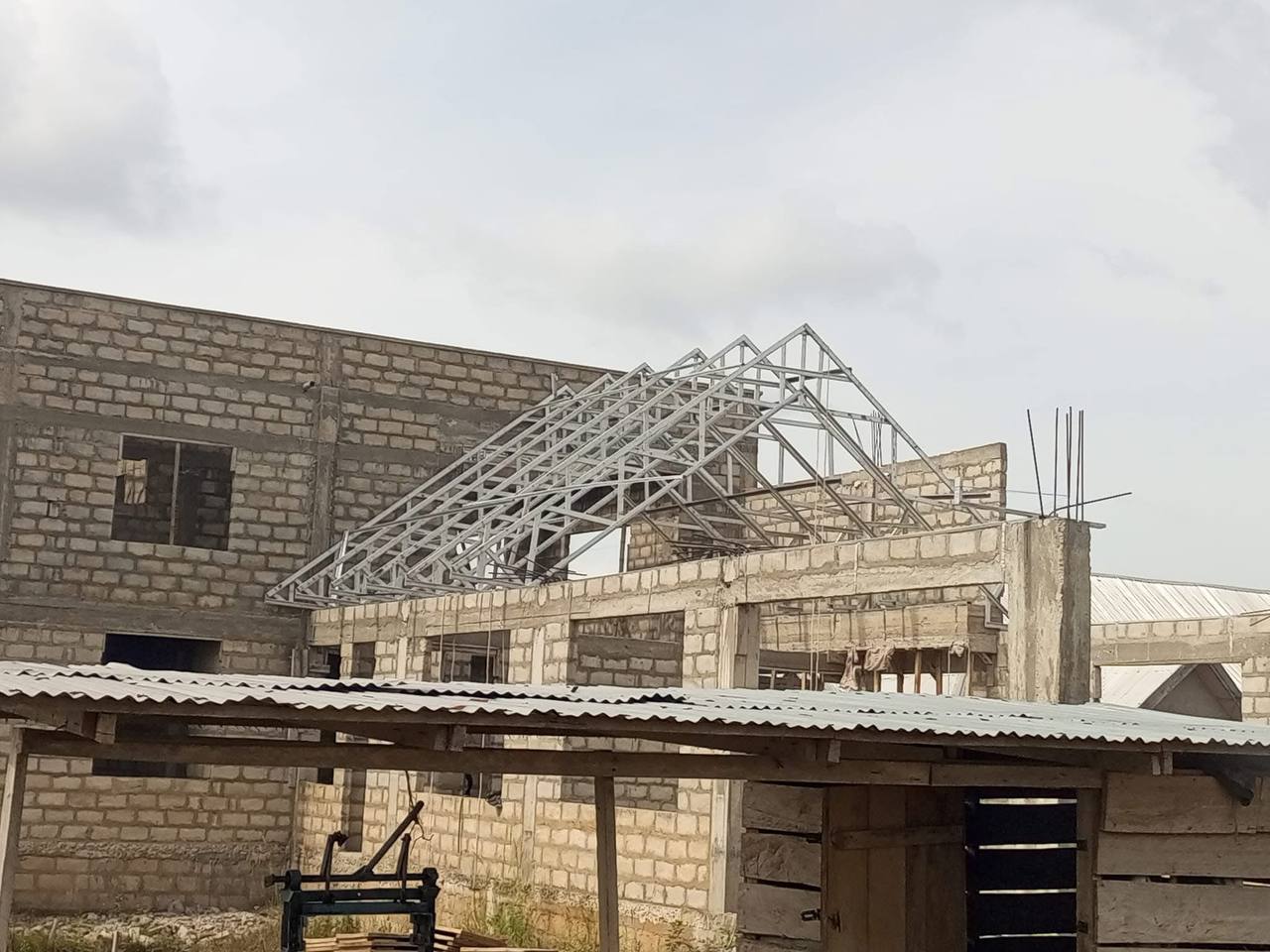 Completed building